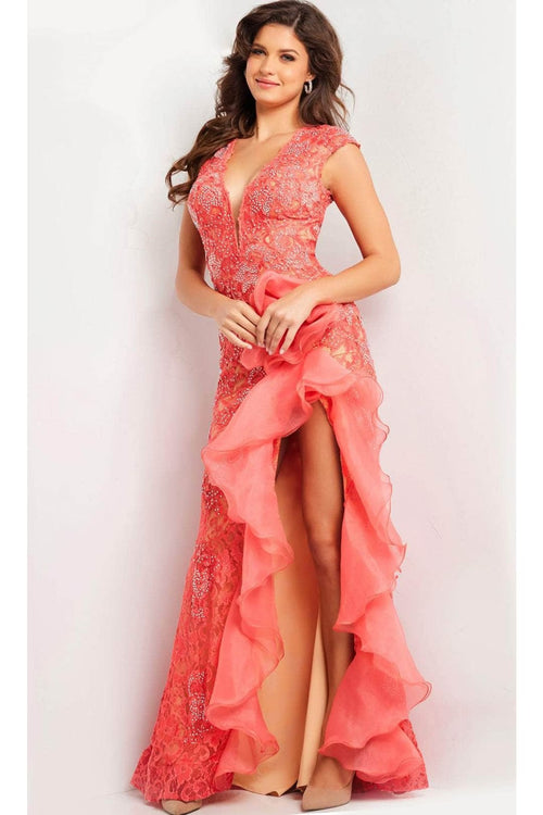 Jovani 38668 - Elegant Lace Dress - Prom