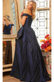 Jovani 38947 - Ruched Single Off-Shoulder Prom Gown - Prom