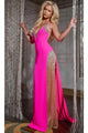 Jovani 38983 - Jeweled Illusion Prom Dress - Prom