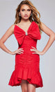 Jovani 39091 Strapless Bow-Detail Cocktail Dress - Prom