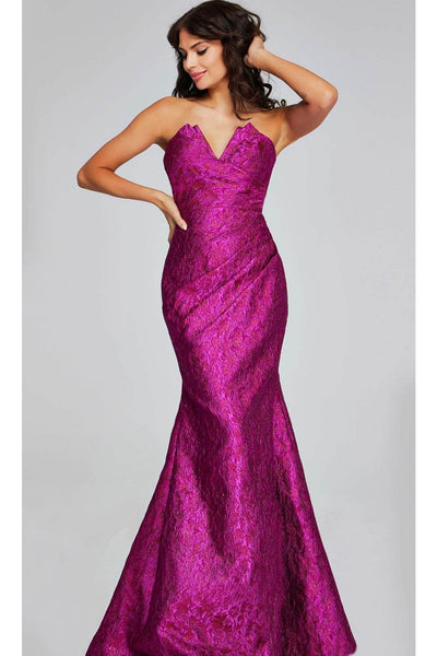 Jovani 39114 - Vibrant Strapless Evening Gown - Prom