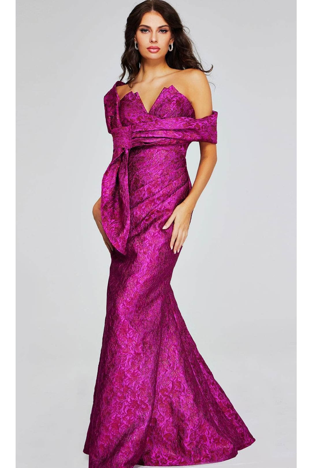 Jovani 39114 - Vibrant Strapless Evening Gown - Prom