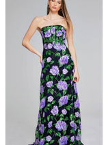 Jovani 39116 Floral Sequin Evening Gown