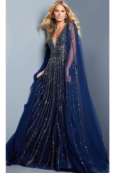 Jovani - 3917 Floral Sweetheart Mermaid Dress - Prom