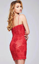 Jovani 39332 - Chic Spaghetti Strap Corset Cocktail Dress - Prom
