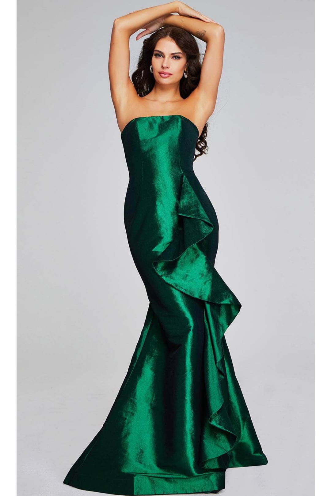 Jovani 39368 - Elegant Strapless Sleek Evening Dress - Prom