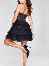 Jovani 39629 - A-Line Bejeweled Cocktail Dress