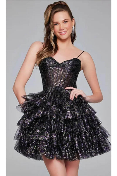 Jovani 39654 - Sweetheart Neck A-Line Cocktail Dress - Prom