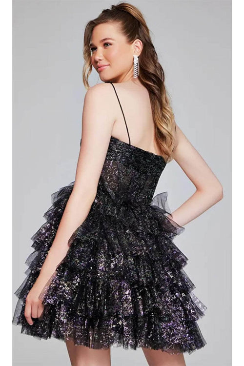Jovani 39654 - Sweetheart Neck A-Line Cocktail Dress - Prom