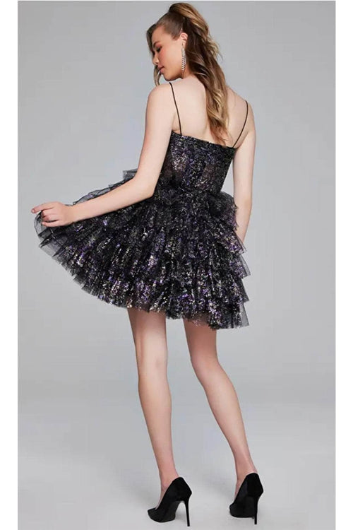 Jovani 39654 - Sweetheart Neck A-Line Cocktail Dress - Prom