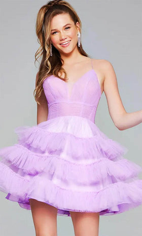 Jovani 39656 - Stunning Backless A-Line Cocktail Dress