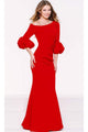 Jovani - 39739 Pleat Mother of the Groom Trumpet Gown - Prom