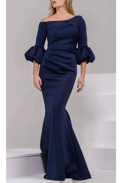 Jovani - 39739 Pleat Mother of the Groom Trumpet Gown - Prom