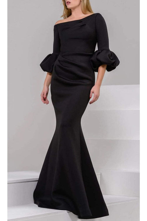 Jovani - 39739 Pleat Mother of the Groom Trumpet Gown - Prom