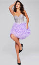 Jovani - 39748 A-Line Cocktail Dress with Strapless Ruffle Detail - Prom