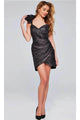 Jovani 39799 - Glitter One-Shoulder Cocktail Dress - Prom