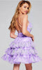 Jovani 39880 - Tiered Floral Cocktail Dress - Prom