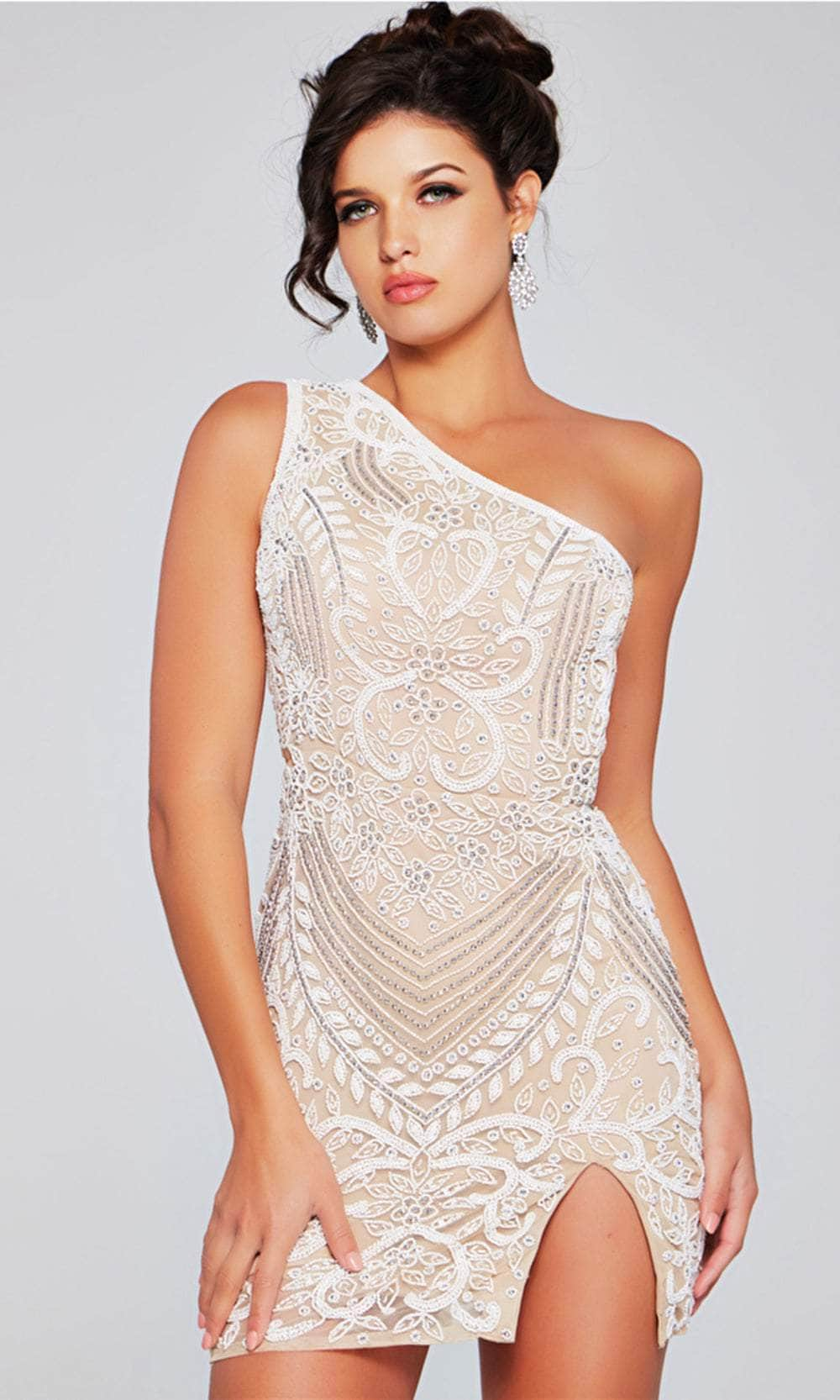 Jovani 39896 - Cocktail Dress with Lace Details - Prom