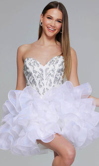 Jovani 39932 Ruffled Cocktail Dress - Prom