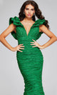 Jovani 40044 - Evening Gown with Tiered Sleeves - Prom