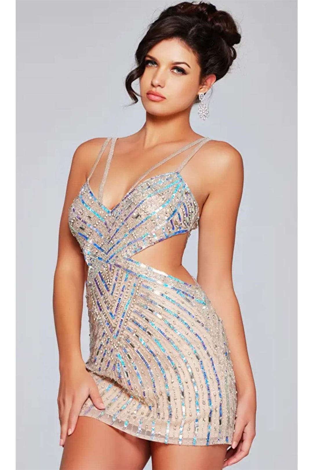 Jovani 400610 - Sequin Sleeveless Cocktail Dress - Prom