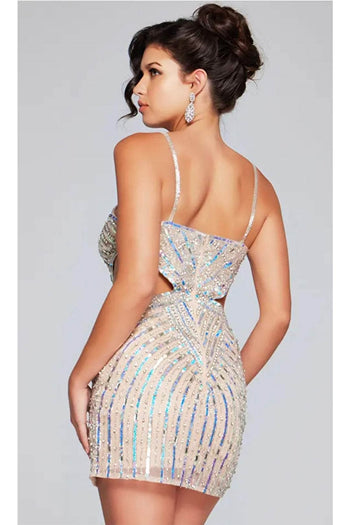 Jovani 400610 - Sequin Sleeveless Cocktail Dress - Prom