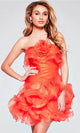 Jovani 40144 - Ruffle Sheath Party Dress - Prom