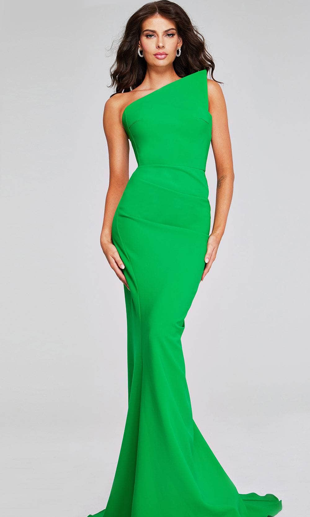 Jovani 40301 One-Shoulder Fitted Evening Dress - Prom