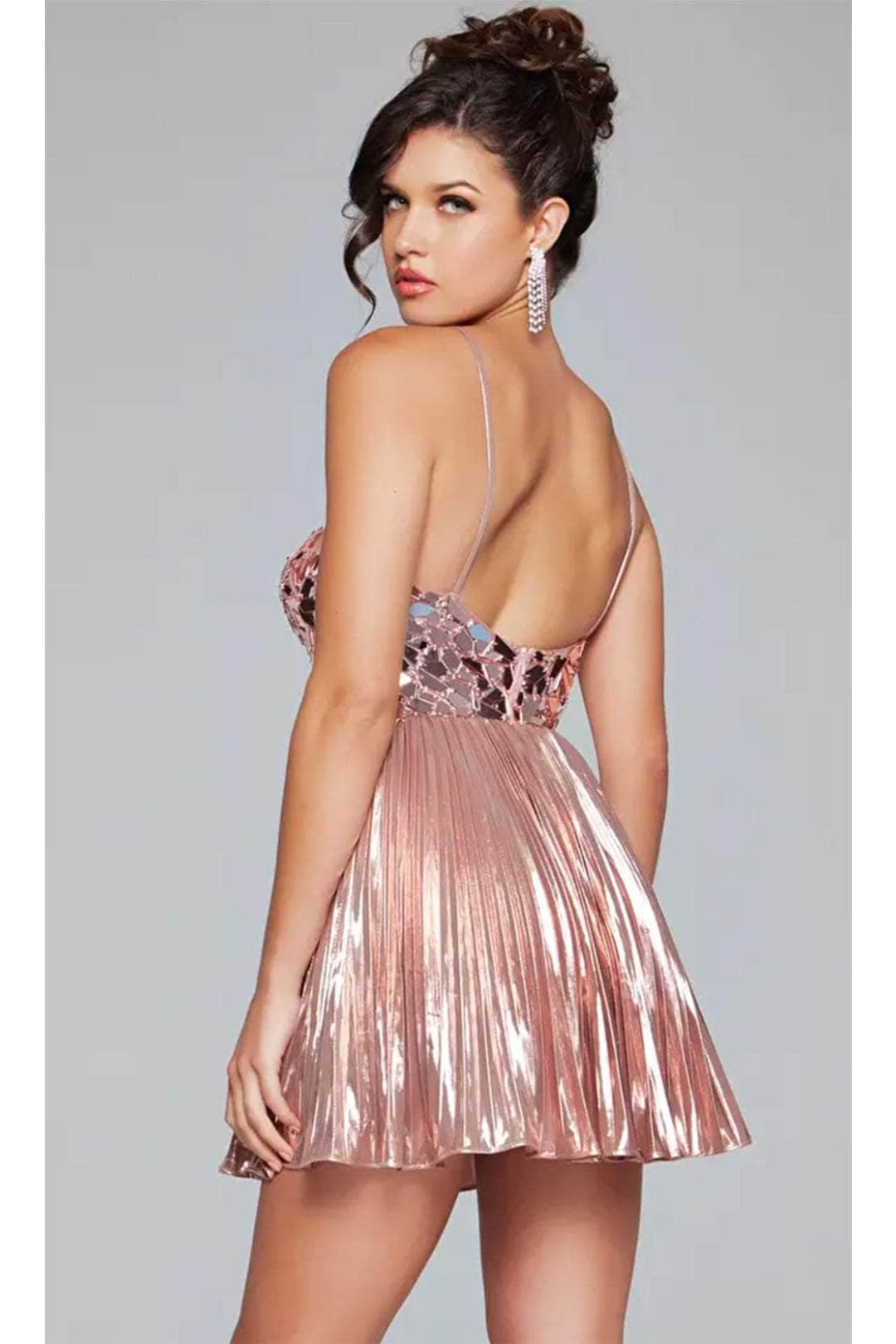Jovani 40351 - Keyhole Detailed Sleeveless Cocktail Dress - Prom