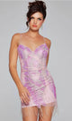Jovani 40377 - Sleeveless Beaded Fringe Cocktail Dress - Prom
