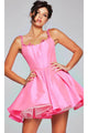 Jovani 40379 - Embellished Straps Corset Cocktail Dress - Prom