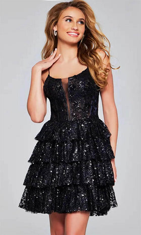 Jovani 40386 - Tiered Party Dress