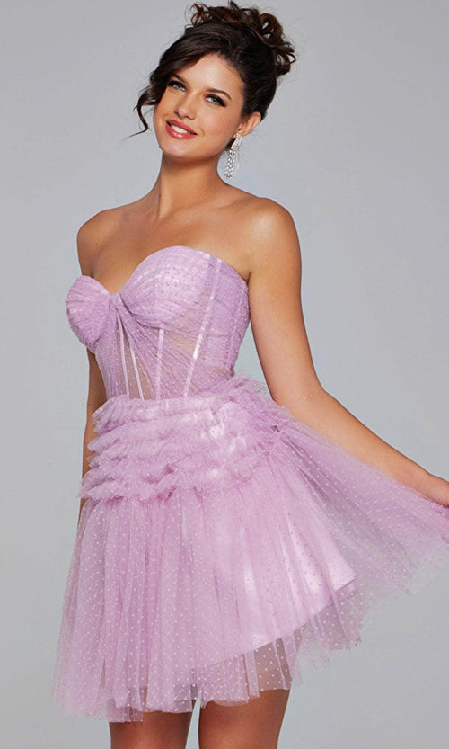 Jovani 40467 - Sweetheart A-Line Cocktail Dress with Ruffles - Prom