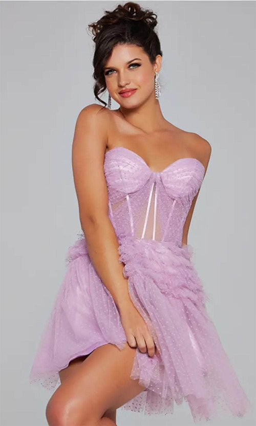 Jovani 40467 - Sweetheart A-Line Cocktail Dress with Ruffles - Prom