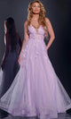 Jovani 40472 - Floral Applique Prom Dress - Prom
