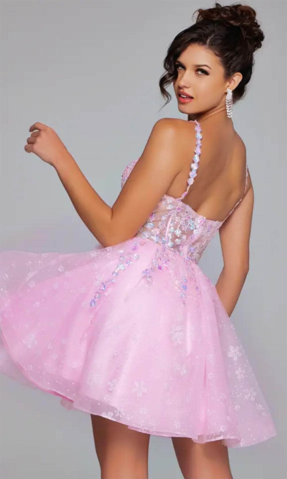 Jovani 40501 - Sleeveless Embroidered Evening Dress - Prom