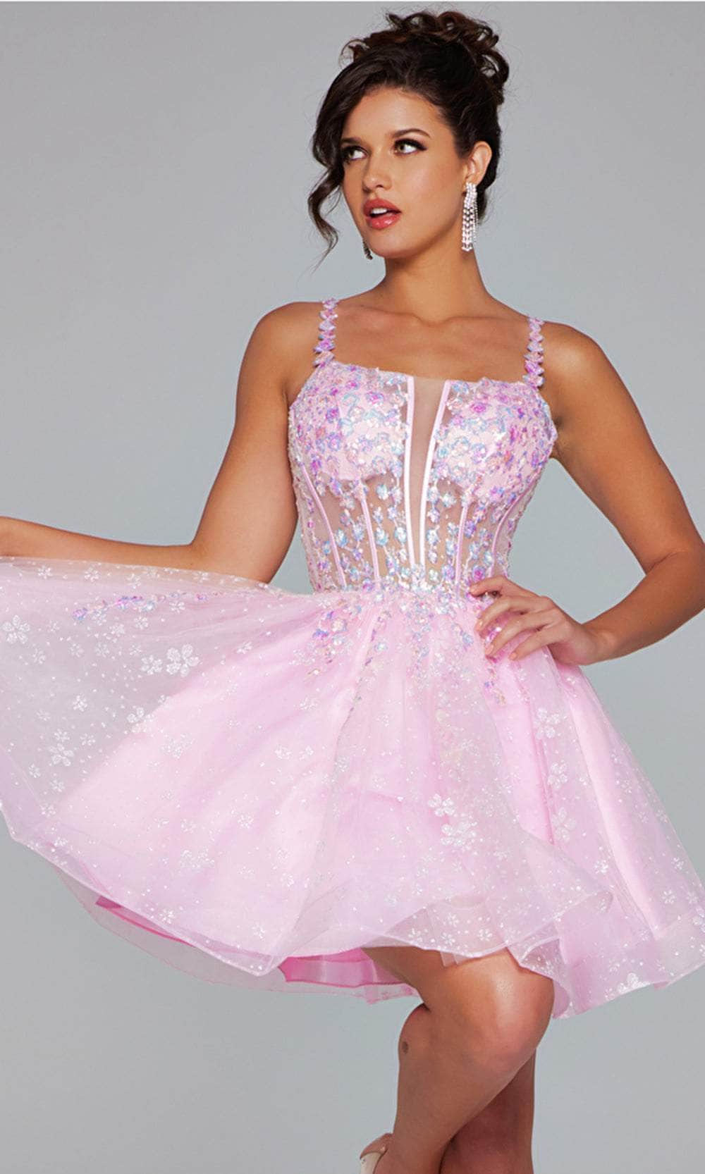 Jovani 40501 - Sleeveless Embroidered Evening Dress - Prom
