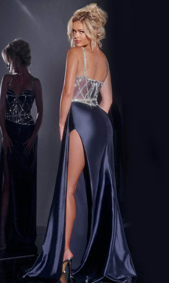 Jovani 40506 - Embellished Bustier Prom Dress - Prom