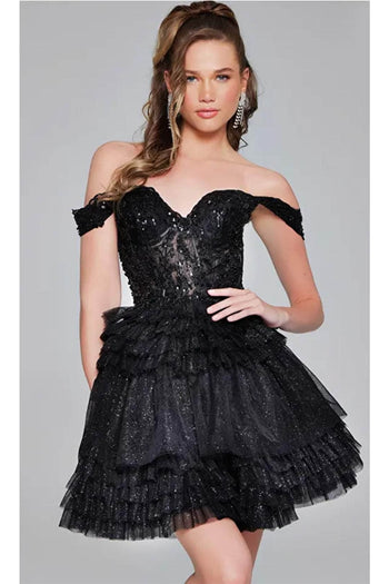 Jovani 40612 - Glamorous Embellished Corset Cocktail Dress - Prom