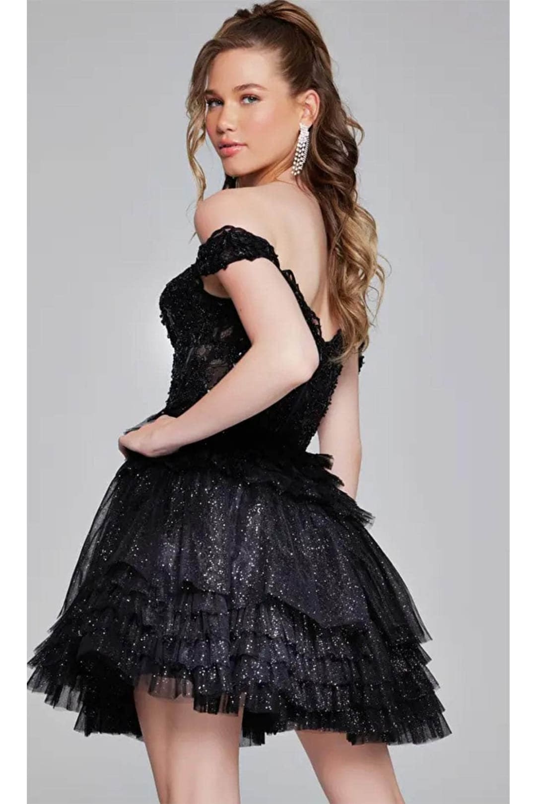 Jovani 40612 - Glamorous Embellished Corset Cocktail Dress - Prom