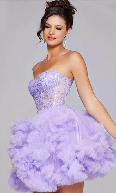 Jovani 40628 - Cocktail Dress with Ruffle Details - Prom