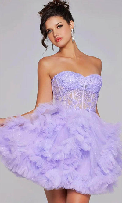 Jovani 40628 - Cocktail Dress with Ruffle Details - Prom