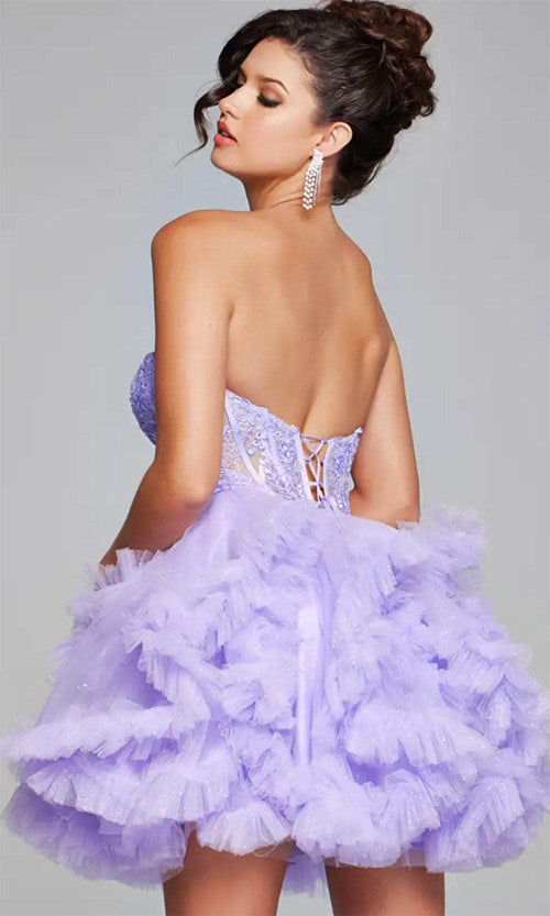Jovani 40628 - Cocktail Dress with Ruffle Details - Prom