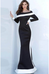 Jovani 4062SC - Long Sleeve Trumpet Gown - Prom