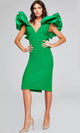 Jovani 40662 Cocktail Dress Featuring Ruffle Sleeves - Prom