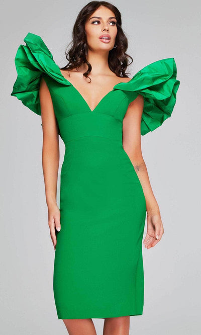 Jovani 40662 Cocktail Dress Featuring Ruffle Sleeves - Prom