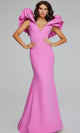 Jovani 40663 - Evening Gown with Ruffle Trim - Prom