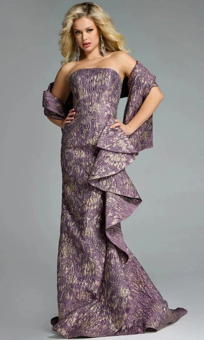 Sophisticated Style: Jovani 41134 Strapless Evening Gown