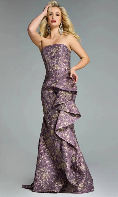 Sophisticated Style: Jovani 41134 Strapless Evening Gown
