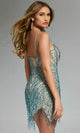 Jovani 42102 - Beaded Fringe Sleeveless Cocktail Dress